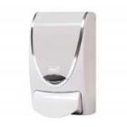 Deb-Stoko white chrome border dispenser for Refresh soaps, plastic, 1l product photo
