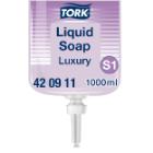 Tork 420911 Premium Luxus-Fl&uuml;ssigseife, violett, 1000 ml, (S1) Produktbild
