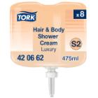 Tork 420662 Premium Mini Luxury Shower Gel and Shampoo, 475 ml,(S2) product photo