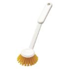 Haug 1584 dish brush round head PBT Ø0.35mm yellow strong bristle PP 25,5xØ7x6cm product photo