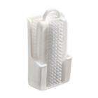 Haug 3250 nail brush case, Ø0.35mm bristle, PS, white, 11x3.2x5cm product photo