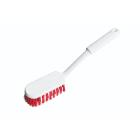 Haug 60501 nyeles k&eacute;zi s&uacute;rol&oacute;kefe, piros PBT &Oslash;0,25 l&aacute;gy szőrrel, PP, 290x45x70mm term&eacute;kfot&oacute;