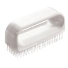 Haug 71200 nail brush PS with white handle, white nylon bristles, 9 cm product photo