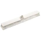 Haug 8640 padl&oacute;s&uacute;rol&oacute; kefe, 60 cm, feh&eacute;r, PBT k&ouml;zepes szőrrel, PP, 600x72x100mm term&eacute;kfot&oacute;