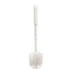 Haug 8742 k&eacute;zi csőkefe, nyeles, PBT erős szőrrel, PP, feh&eacute;r, 400 x &Oslash; 90mm term&eacute;kfot&oacute;