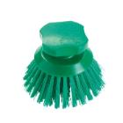Haug FC87433 gombkefe, PBT z&ouml;ld kem&eacute;ny szőrrel, PP, feh&eacute;r, 90 x &Oslash; 120mm term&eacute;kfot&oacute;
