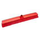 Haug FC86501U terem partvis 60cm-es, PBT l&aacute;gy piros szőr, PP feh&eacute;r, kuplungos term&eacute;kfot&oacute;