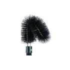 Haug 8899 ESD external tube brush, black, Nyl 6.0, 190xØ65x70mm product photo