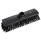 Haug 8721 ESD broom, black, soft bristles, Nyl 6.0, 300x70x130mm product photo