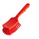 Haug FC88201 brush short handle, red, strong bristles, PP/PBT, 0.5mm 260x72x35mm product photo