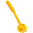 Haug FC1584 dishwashing brush with round head PBT &Oslash;0,35mm yellow, PP,255x&Oslash;70x60m product photo