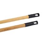 Lacquered wooden handle with Italian thread (120 cm) product photo