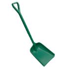 Haug 89203 Plastic shovel with long handle, large, green, PP product photo