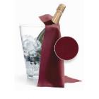 Bottle skirt for champagne bottle burgundy 40x40 cm product photo