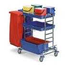 Filmop Jumbo Tank 3054 service cart, with chrome frame, disinfection tub product photo