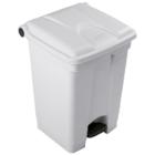 Probbax 1245 STEP-ON ped&aacute;los hullad&eacute;kgy&uuml;jtő, feh&eacute;r, PP, robosztus kivitel, 45l term&eacute;kfot&oacute;