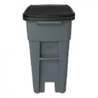 Rubbermaid Slim Jim 87L-es szürke hulladékgyűjtő termékfotó
