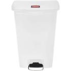 Rubbermaid 1883559 Step-on keskeny ped&aacute;los szemetes kuka, feh&eacute;r, 68L term&eacute;kfot&oacute;