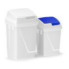 Filmop ATLAXFLIP Plastic Trash Can with Flip-Top Lid, White, 25L product photo