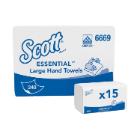 KC 6669 Scott Xtra Interfold hajtogatott k&eacute;zt&ouml;lő, Airflex 1r&eacute;teg feh&eacute;r 31,5x20cm term&eacute;kfot&oacute;