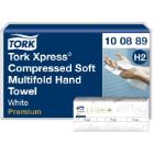 Tork 100889 Xpress Kompresszált Soft Multifold kéztörlő feh,2r,24x21cm,225lap H2 termékfotó