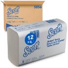 KC 5856 Scott Slimfold M folded hand towel, cellulose, 1 layer, white 19x29.5cm product photo