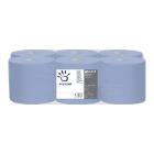 Papernet 412057  autocut hand towel, blue, 21x14000cm, D18,5cm, rec, 2-ply, 140m, 6rolls/case product photo