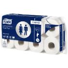 Tork 110767 Advanced kistekercses WC pap&iacute;r, feh&eacute;r, 2r, 250lap,8 tek/csom T4 term&eacute;kfot&oacute;