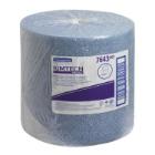 KC 7643 Kimtech Prep large roll wipe, blue, 1 ply, 34x38cm, 500 sheets/roll product photo