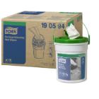 Tork 190594 Premium wet surface cleaning cloth, 14x27cm, 58 sheets/bucket W15 product photo