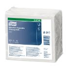 Tork 183700 disposable microfibre cleaning cloth,white,29,5x34cm,1/4 folded,8x40pcs/box product photo