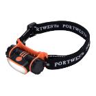 Portwest PA70 USB &uacute;jrat&ouml;lthető LED fejl&aacute;mpa fekete term&eacute;kfot&oacute;