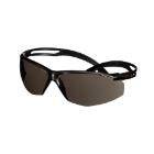 3M SecureFit 500 safety glasses, black frame, anti-scratch/anti-fog grey product photo