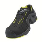 uvex 65681 uvex 1 x-tended support S1 PL FO f&eacute;lcipő, fekete/lime, 10 sz&eacute;les, 46 term&eacute;kfot&oacute;
