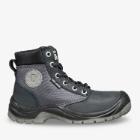 SJ DAKAR S3 black leather&fabric combined boot, steel toecap, steel sole. 39 product photo