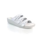 Batz 3BCS Strap-On Slippers, White, Size 38 product photo