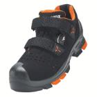 uvex 65004 2 S1P sandals, orange/black, 14 wide, 45 product photo