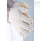 Niptex 628 cotton work gloves, thin, dotted with PVC, raw color, ffi product photo