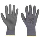 Perfect Poly Gray PA/PU palm dipped, gray glove product photo
