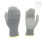 DISCONT.!! Prime Source 805GYPE palm dipped PE gray assembly gloves product photo