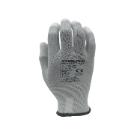 PS/SteelPro 803 ujjv&eacute;geken PU m&aacute;rtott feh&eacute;r nejlon kesztyű 10/XL term&eacute;kfot&oacute;