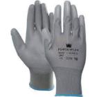 MJ 14-078 PU palm dipped PES glove, gray product photo