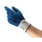 Ansell 11919 HyFlex Nitrotough N1700 csukl&oacute;ig nitril m&aacute;rtott kesztyű, k&eacute;k 7 term&eacute;kfot&oacute;