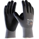 ATG MaxiFlex ULTIMATE 34-874 nejlon/LY alapon nitril teny&eacute;rm&aacute;rtott kesztyű 8 term&eacute;kfot&oacute;