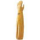 MJ 23-160 Showa 772 vizsg&aacute;l&oacute;kesztyű, PES/pamut belső, 65 cm hossz, s&aacute;rga 9 term&eacute;kfot&oacute;