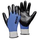 MJ 51-300 OXXA X-Pro-Dry nitril tenyérmártott PES kesztyű, kék/fekete 7 termékfotó