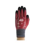 Ansell 48919 EDGE nitrile palm-dipped red PE gloves 12 product photo