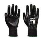 Portwest A315 All-Flex védőkesztyű nitril tenyérmártással, fekete S termékfotó