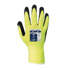 Portwest A340 Hi-Vis Grip Hi-Vis nejlon kesztyű, latex hab teny&eacute;r M/8 term&eacute;kfot&oacute;