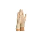 Maxter 1005 disposable beige latex gloves, powder free, 100pcs/pack M product photo